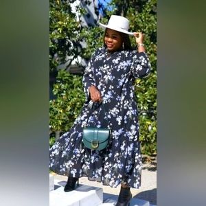 EUC H & M floral maxi dress. Modest, flowy XXL